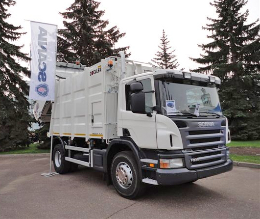 Мусоровоз Scania в Казани Мусоровоз Скания в Казани